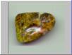 Seam opal that has been dremelled