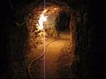 Underground opal mine tunnel