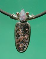 Yowah Picture Opal Pendant by Ian Mac McArthur