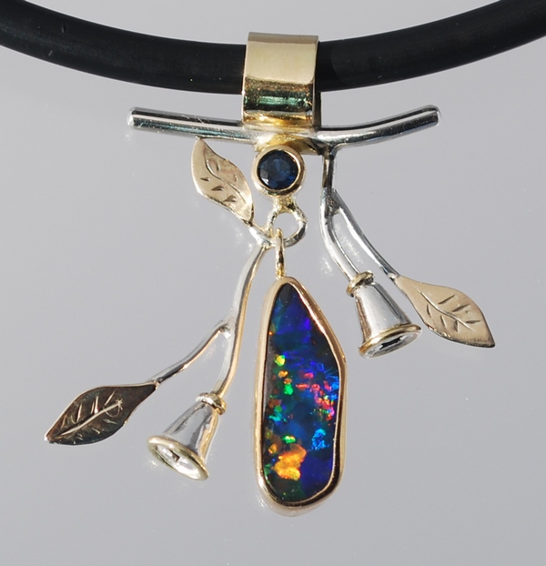 Linda George - Yowah Nut Gum Nut Opal Pendant