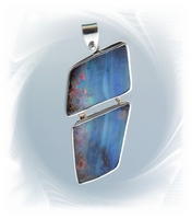 Ian MAC McArthur Sterling Silver Opal Pendant